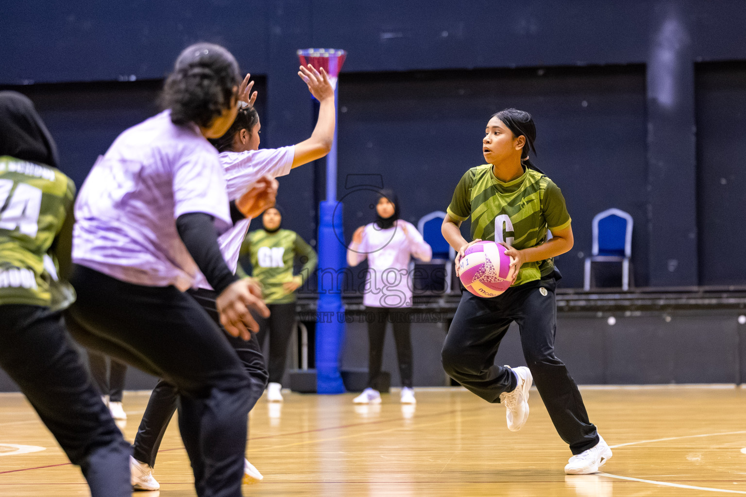 Day 15 of 26th Inter-School Netball Tournament 2025 was held in Social Center Indoor Hall on Wednesday, 5th November 2025. Photos: Mohamed Mahfooz Moosa, Raaif Yoosuf / images.mv