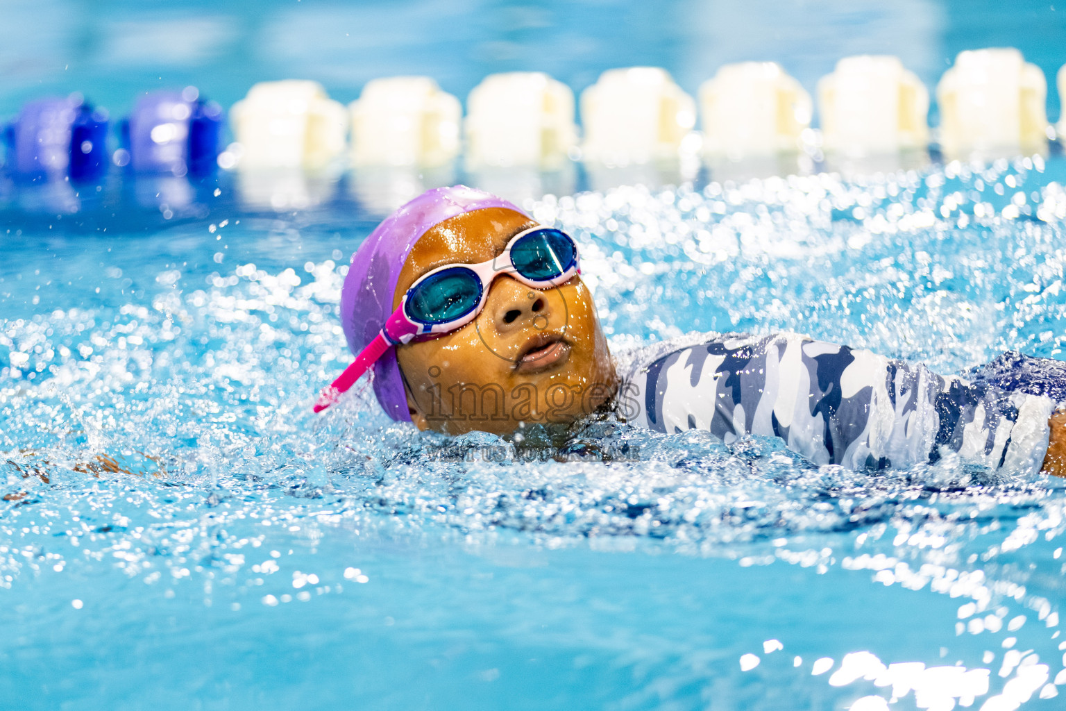 Day 2 of BML 6th National Kids Swimming Kids Festival 2025 held in Hulhumale', Maldives on Tuesday, 4th November 2024. Photos: Hassan Simah / images.mv