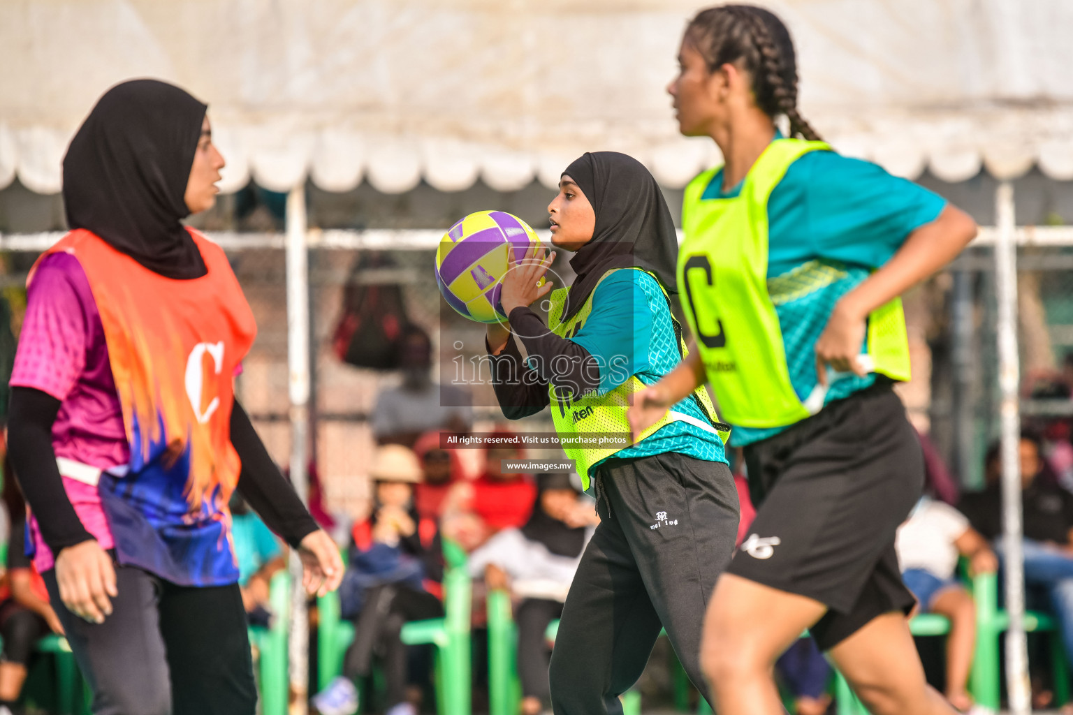 Day 6 of Junior Netball Championship 2022 on 10th March 2022 held in Male', Maldives. Photos by Nausham Waheed