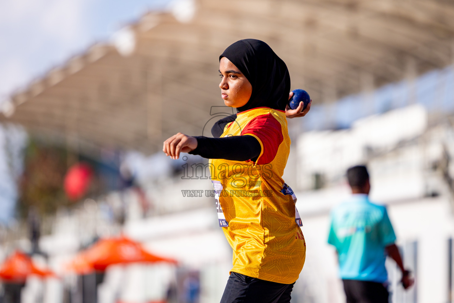 Day 4 of MWSC Interschool Athletics Championships 2024 held in Hulhumale Running Track, Hulhumale, Maldives on Tuesday, 12th November 2024. Photos by: Nausham Waheed / Images.mv