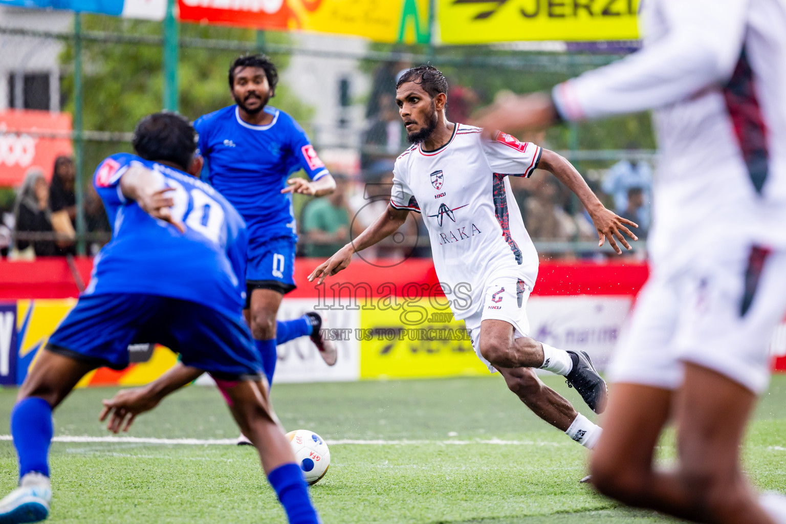 R Meedhoo VS R Inguraidhoo in Day 6 of Golden Futsal Challenge 2025 on Friday, 6th January 2025, in Hulhumale', Maldives Photos: Nausham Waheed / images.mv