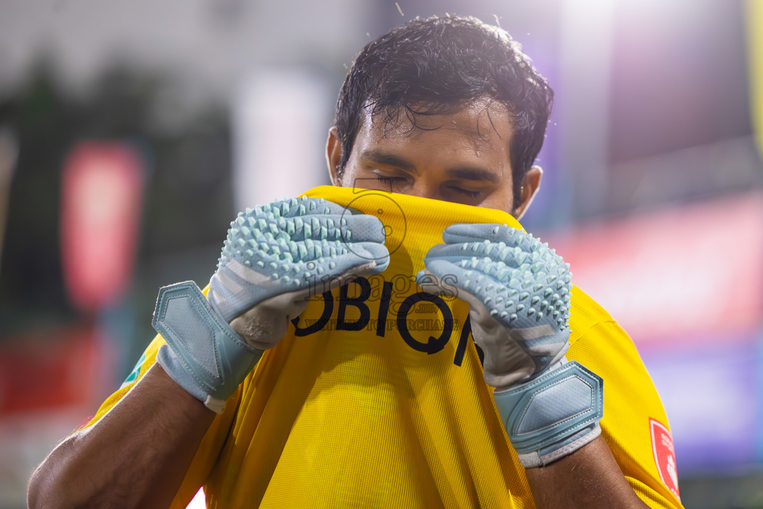 K Gaafaru vs B Eydhafushi in Semi Finals of Golden Futsal Challenge 2024 which was held on Friday, 1st March 2024, in Hulhumale', Maldives.
Photos: Ismail Thoriq / images.mv