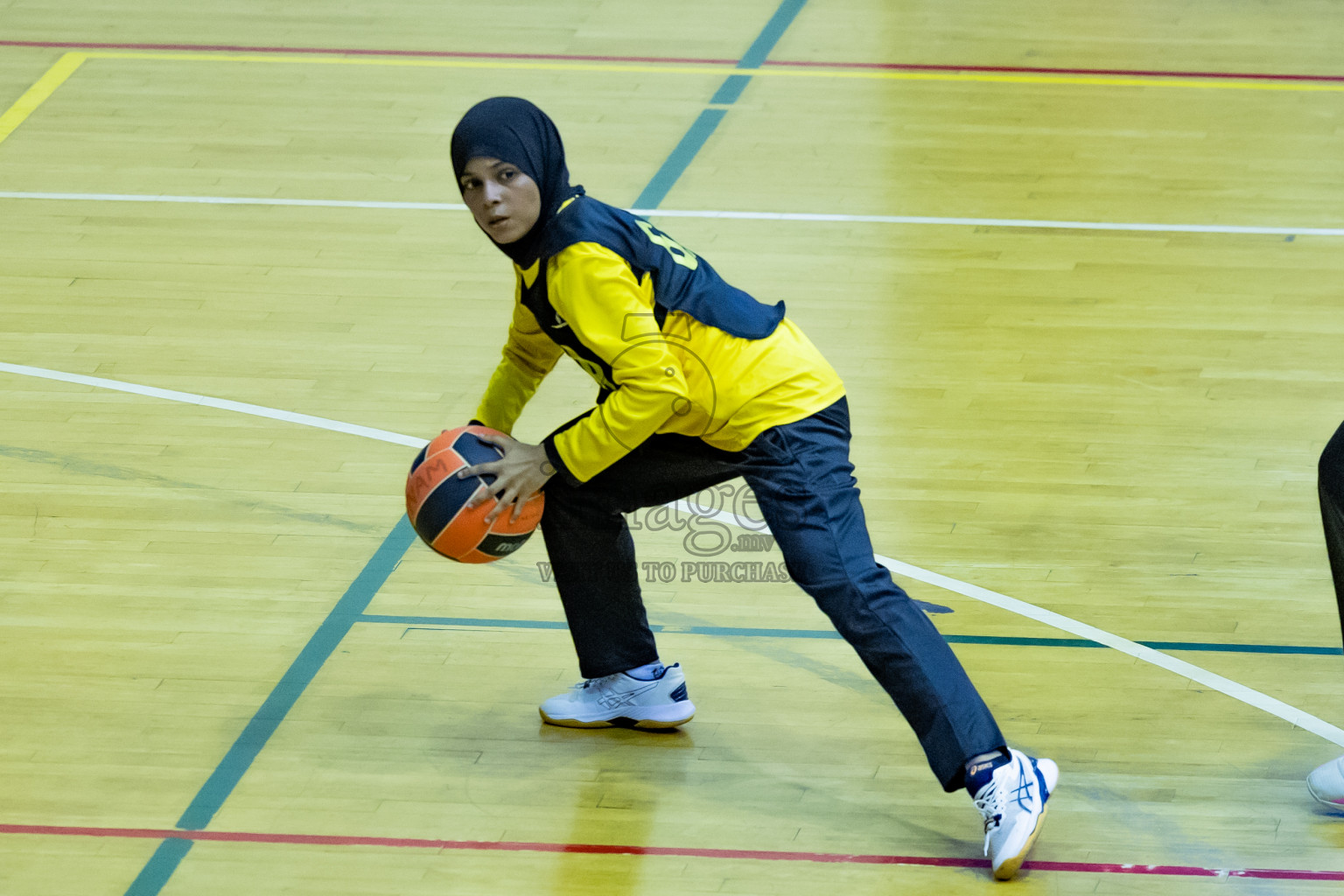 Day 12 of 25th Inter-School Netball Tournament was held in Social Center at Male', Maldives on Thursday, 22nd August 2024.