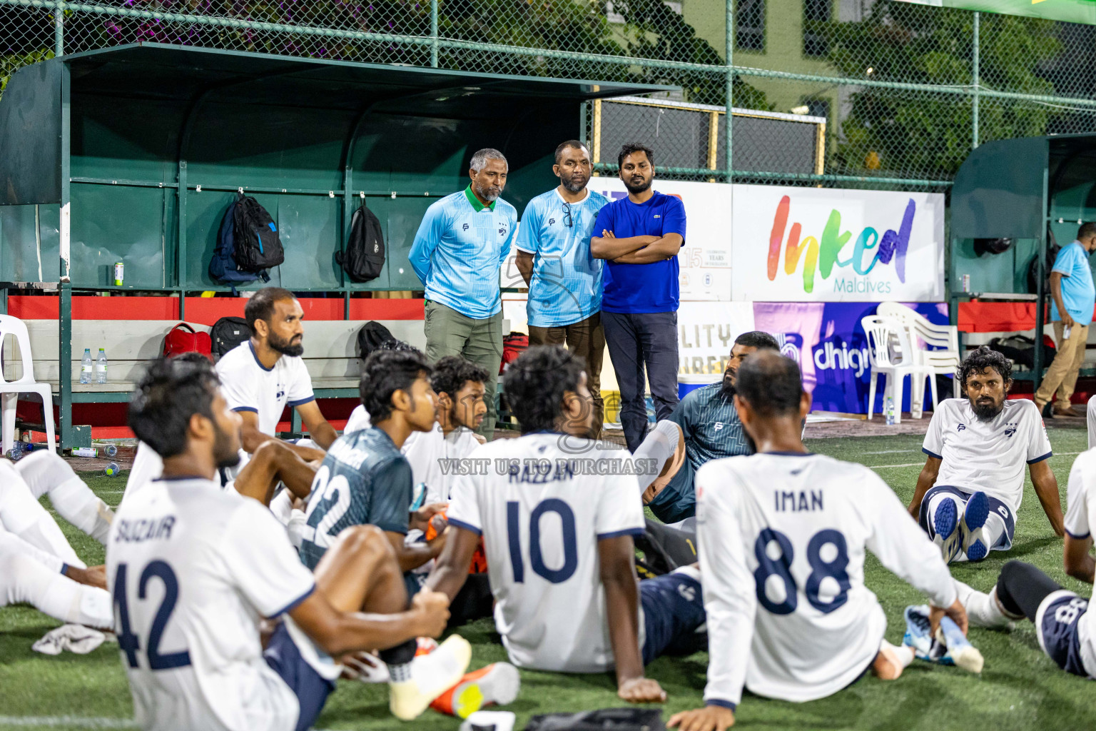 MACL vs TEAM FSM in Club Maldives Cup 2024 held in Rehendi Futsal Ground, Hulhumale', Maldives on Monday, 23rd September 2024. 
Photos: Hassan Simah / images.mv