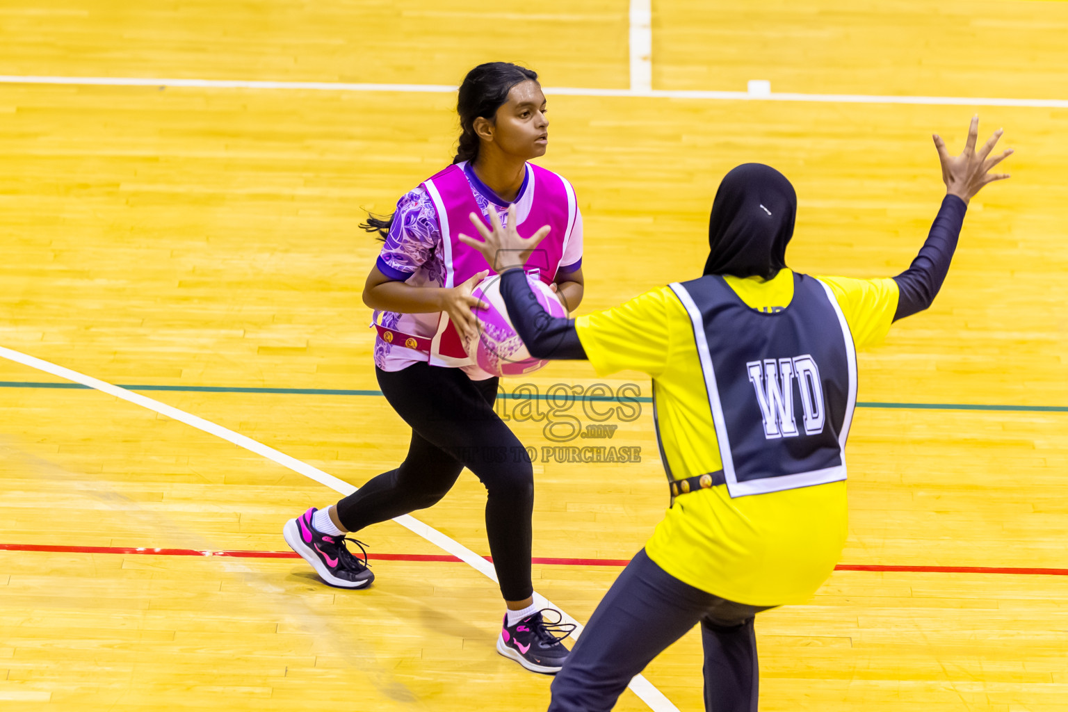 KYRC vs N Sports A in Day 5 of 24th Milo Netball Association Championship held in Social Center at Male', Maldives on Friday, 5th September 2025. Photos: Nausham Waheed / images.mv