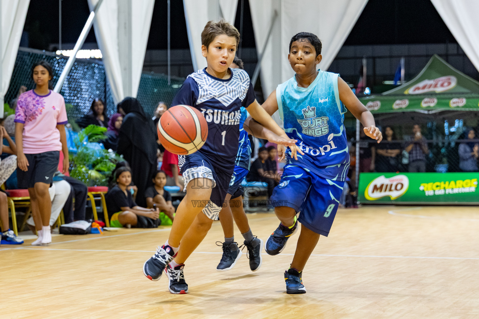 Milo 5 x 5 Junior Challenge 2025 - Basketball tournament held in Basketball Training Center, Male', Maldives on Thursday, 09th October 2025. 
Photo by: Hassan Simah / Images.mv