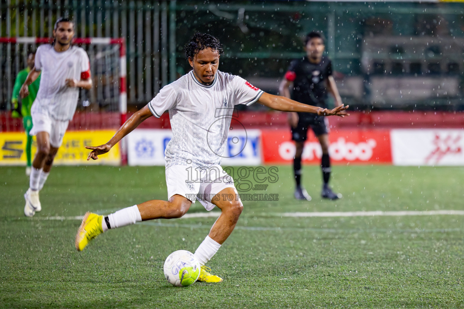 GA. Kanduhulhudhoo VS GA. Gemanafushi on Day 31 of Golden Futsal Challenge 2024, held on Friday, 16th February 2024 in Hulhumale', Maldives Photos: Hassan Simah / images.mv