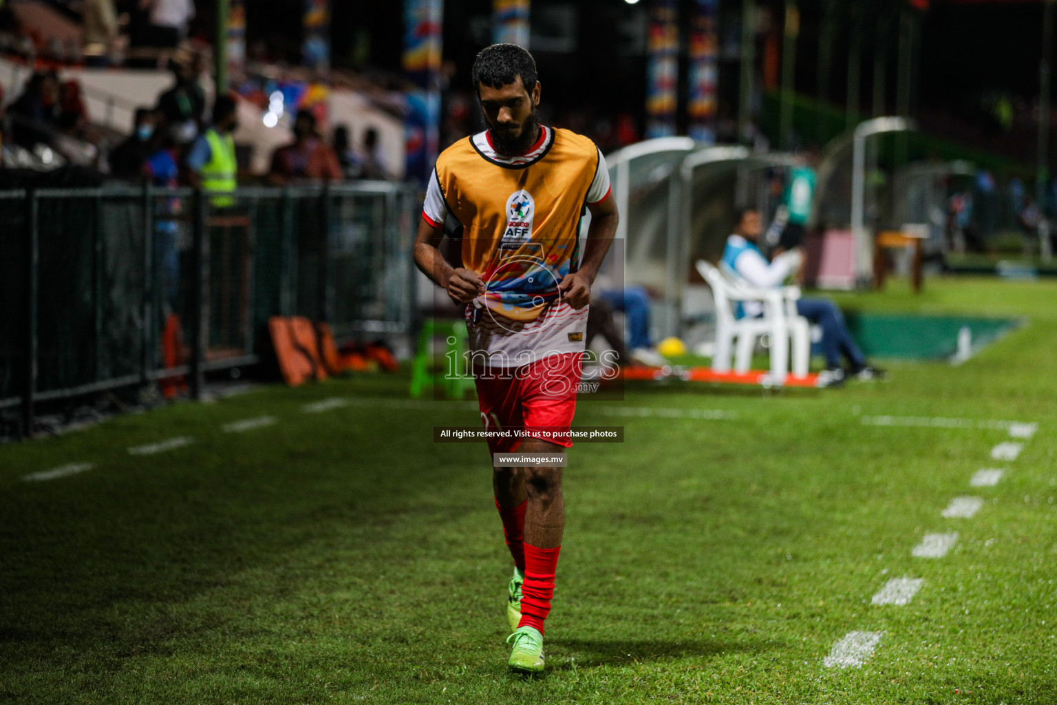 Maldives vs Nepal in SAFF Championship 2021 held on 1st October 2021 in Galolhu National Stadium, Male', Maldives