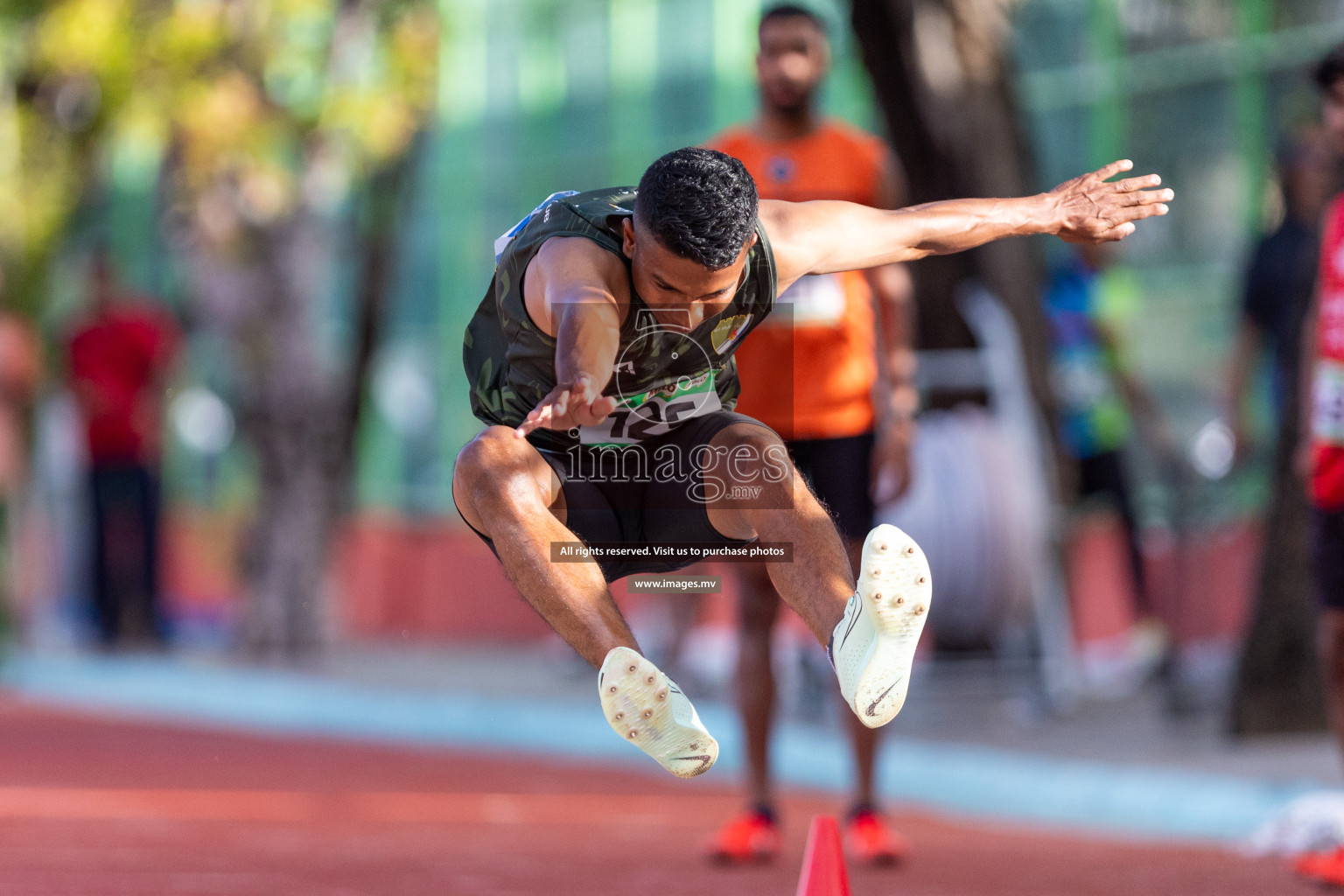 Day 2 of National Athletics Championship 2023 was held in Ekuveni Track at Male', Maldives on Saturday, 25th November 2023. Photos: Nausham Waheed / images.mv