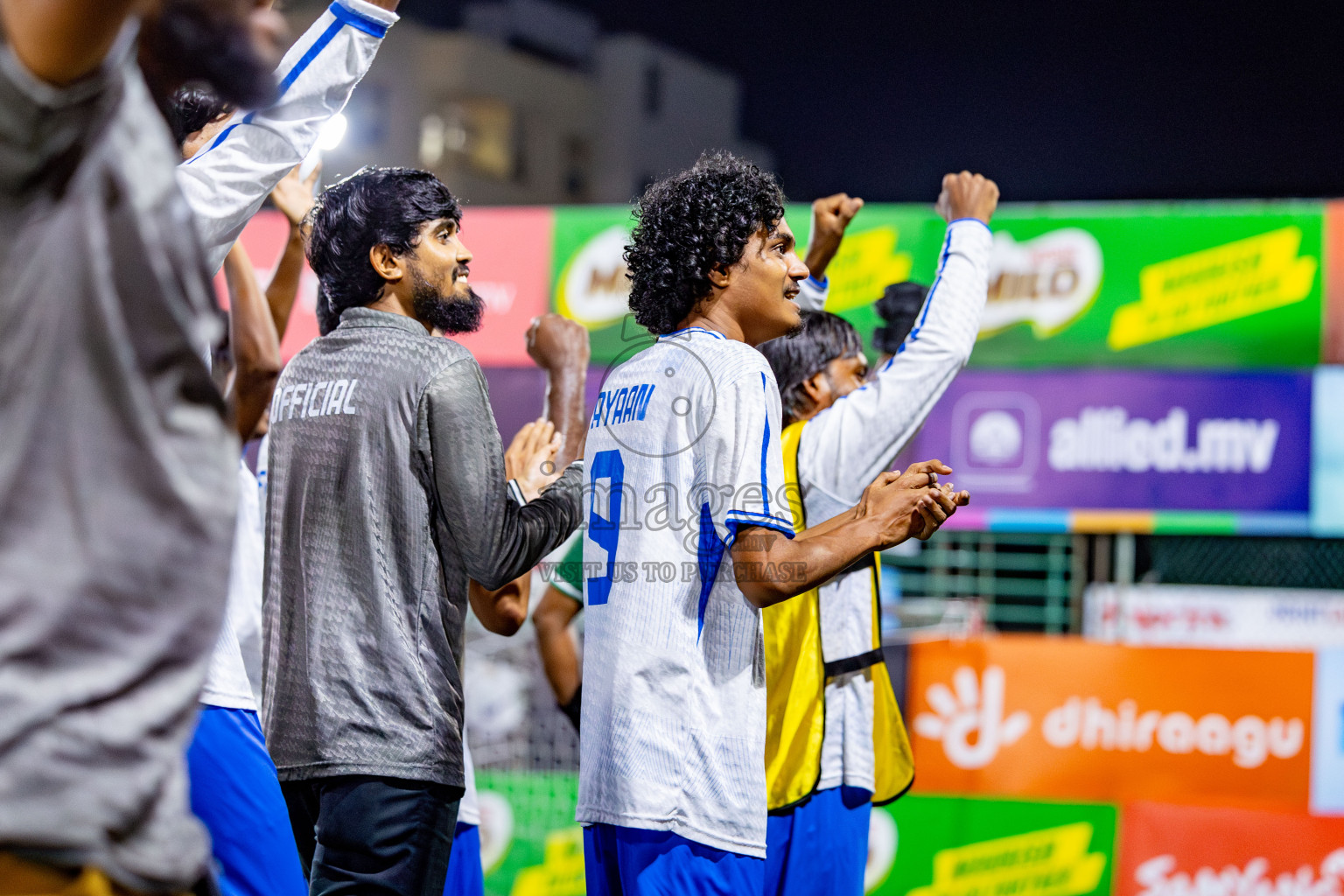 TEAM MMA vs CLUB 220 in the Semi-finals of Club Maldives Classic 2024 held in Rehendi Futsal Ground, Hulhumale', Maldives on Tuesday, 19th September 2024. 
Photos: Nausham Waheed / images.mv