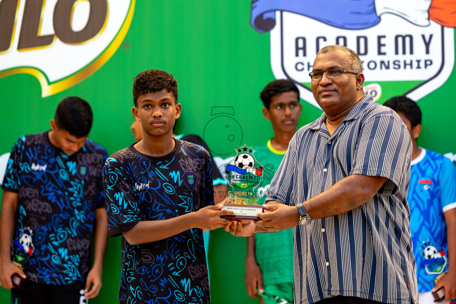 Day 4 of MILO Academy Championship 2024 (U-14) was held in Henveyru Stadium, Male', Maldives on Sunday, 3rd November 2024. Photos: Ismail Thoriq / Images.mv