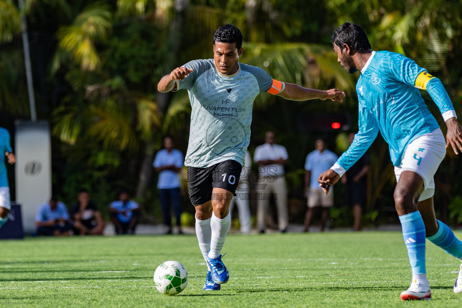 Oblu Helengeli vs Huvafen Fushi in Resort League 2025 (North Male Zone) day 5 was held on Sunday, 7th September 2025 in One And Only Reethi Rah Maldives Resort, Photos: Areef Adam / images.mv