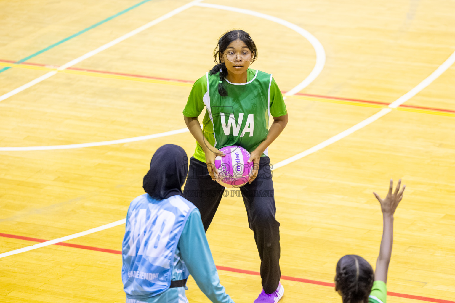 Day 13 of 26th Inter-School Netball Tournament 2025 was held in Social Center Indoor Hall on Saturday, 1st November 2025. Photos: Ismail Thoriq / images.mv