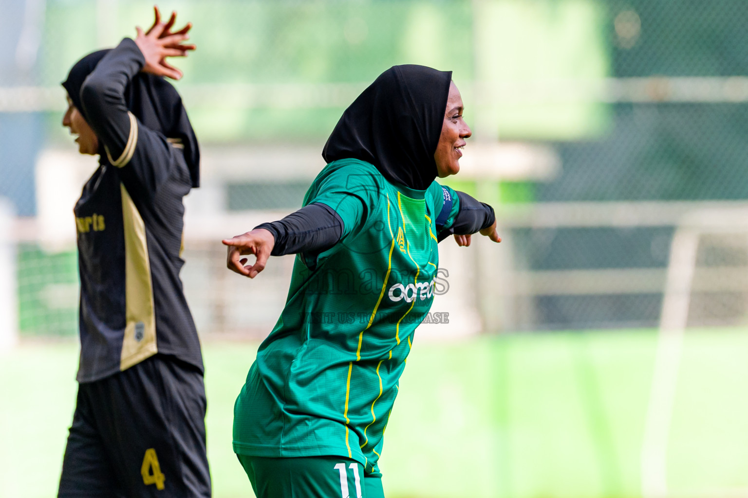 TC Sports Club vs Maziya Sports and Recreation  in FAM Women’s League 2025 held in Henveiru Football ground, Male', Maldives on Thursday, 11th December 2025. Photos: Nausham Waheed / Images.mv