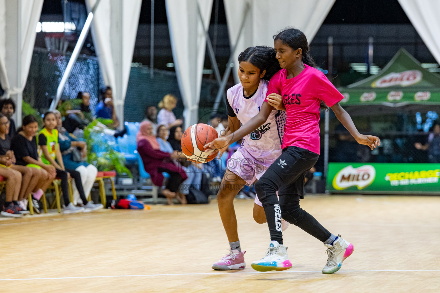 Milo 5 x 5 Junior Challenge 2025 - Basketball tournament held in Basketball Training Center, Male', Maldives on Thursday, 09th October 2025. 
Photo by: Hassan Simah / Images.mv