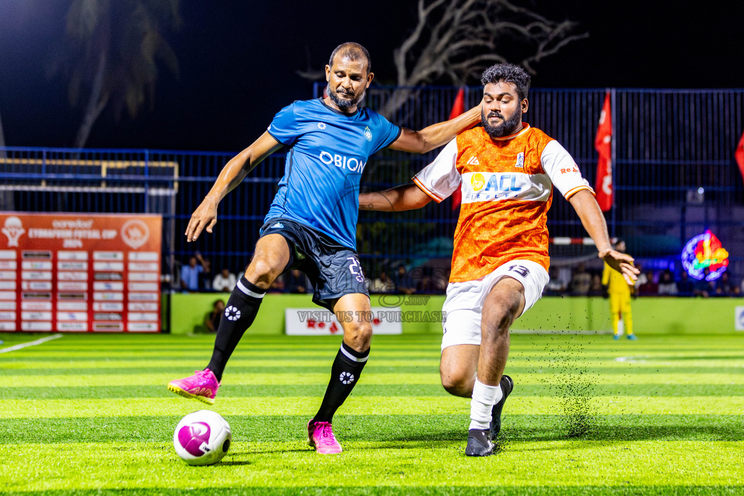 Eightyfour FC vs Cable Brothers in Day 3 of Eydhafushi Futsal Cup 2024 was held on Wednesday, 10th April 2024, in B Eydhafushi, Maldives Photos: Nausham Waheed / images.mv