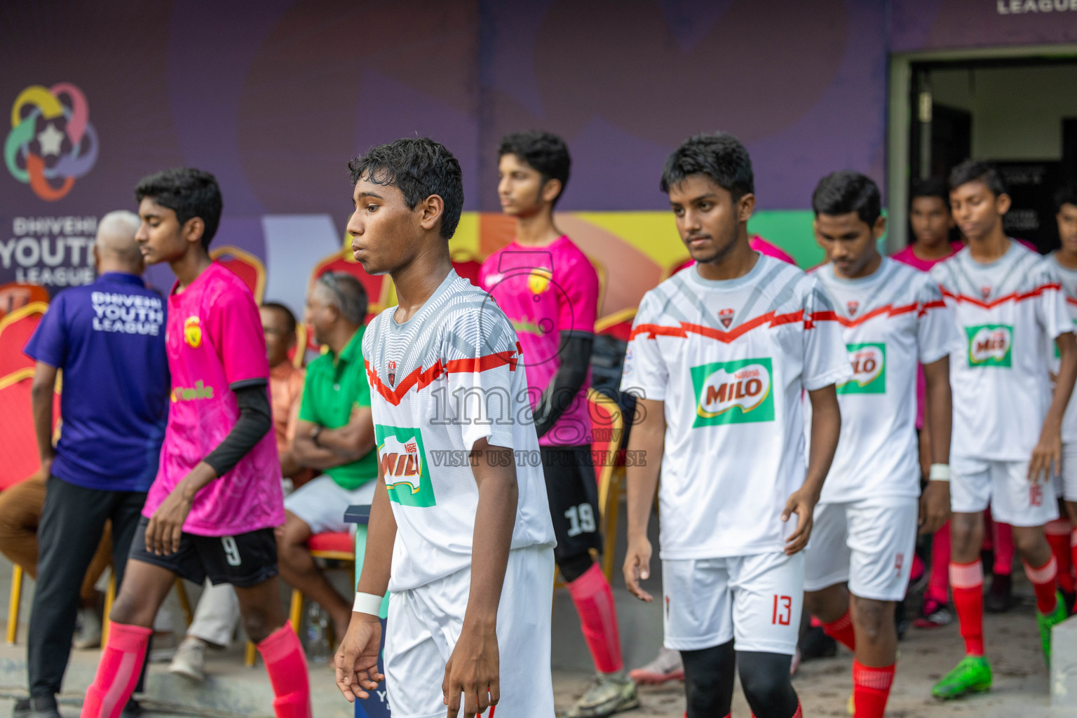 Dhivehi Youth League 2024 - Day 1. Matches held at Henveiru Stadium on 21st November 2024 , Thursday. Photos: Ismail Thoriq/ Images.mv