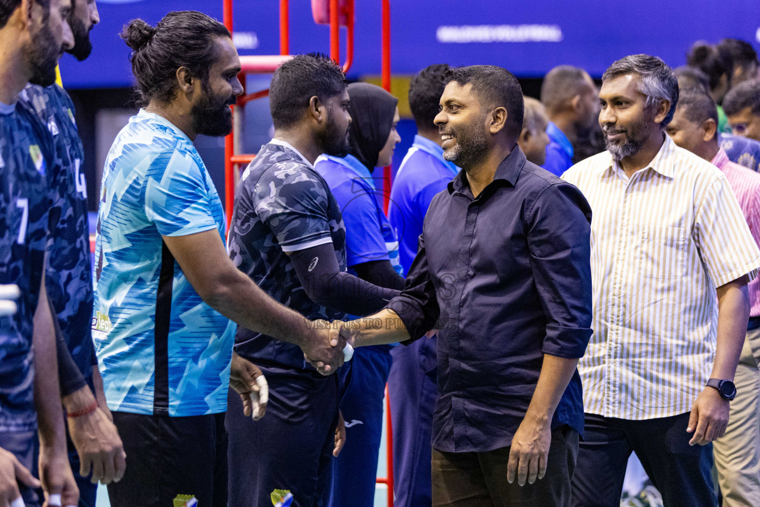 Final of Men's Division of Volleyball Association Cup 2023 held in Male', Maldives on Wednesday, 10th January 2024 at Social Center Indoor Hall Photos By: Nausham Waheed /images.mv