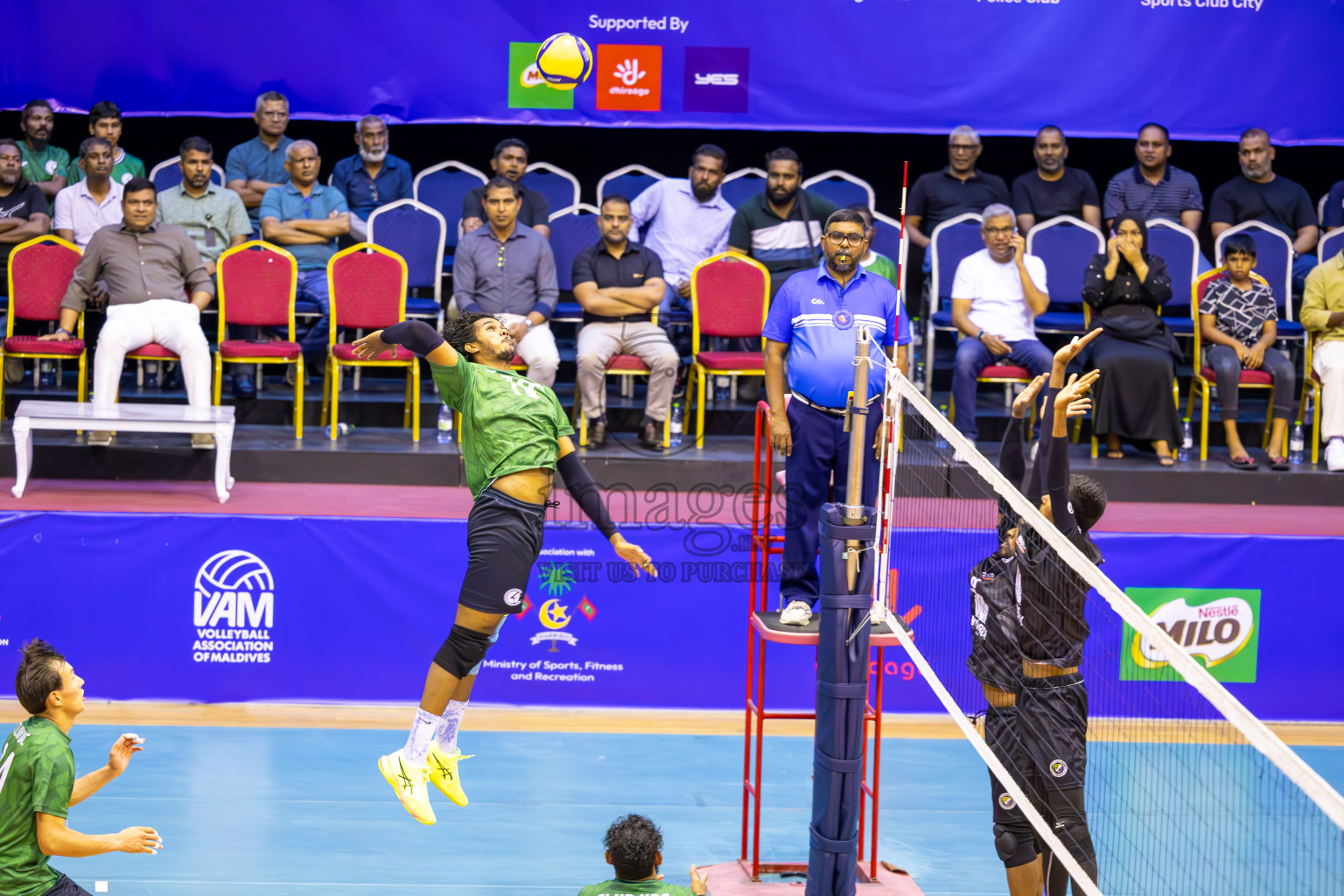 Final of MILO VAM Cup 2024 (Men's Division) was held in Social Center Indoor Hall on Monday, 4th November 2024. 
Photos: Ismail Thoriq / images.mv