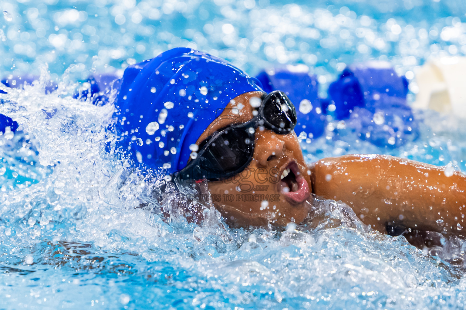 Day 1 of BML 6th National Kids Swimming Kids Festival 2025 held in Hulhumale', Maldives on Monday, 3rd November 2025. Photos: Nausham Waheed / images.mv