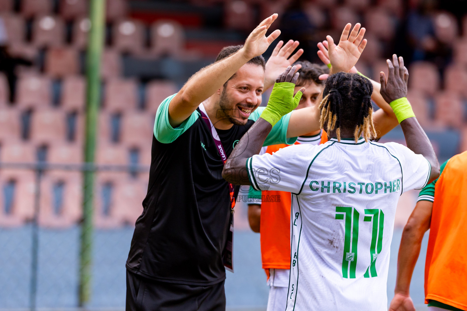 Maziya SC vs Al Arabi SC in AFC Challenge League 2025/26 Preliminary Stage was held at National Stadium in Male', Maldives on Tuesday, 12th August 2025. Photos: Nausham Waheed / images.mv