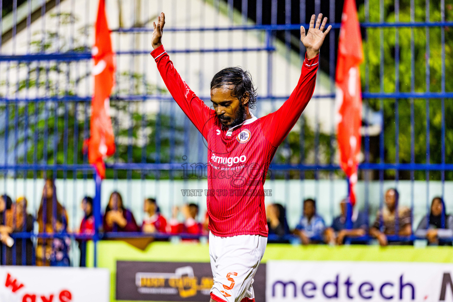 United V vs CC Sports Club in Semi Final of Eydhafushi Futsal Cup 2024 was held on Monday , 15th April 2024, in B Eydhafushi, Maldives Photos: Nausham Waheed / images.mv