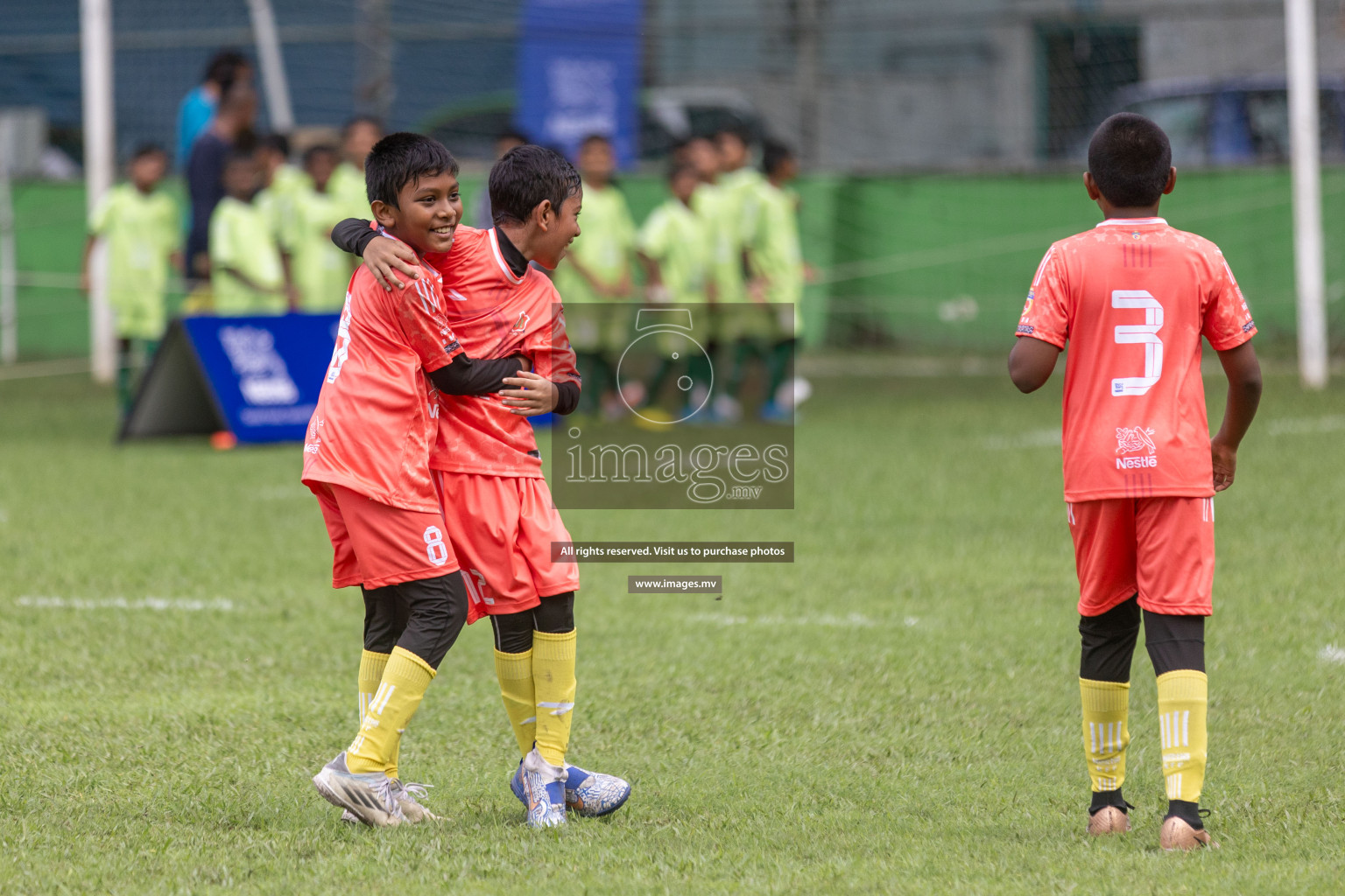 Day 1 of Nestle kids football fiesta, held in Henveyru Football Stadium, Male', Maldives on Wednesday, 11th October 2023 Photos: Shut Abdul Sattar/ Images.mv