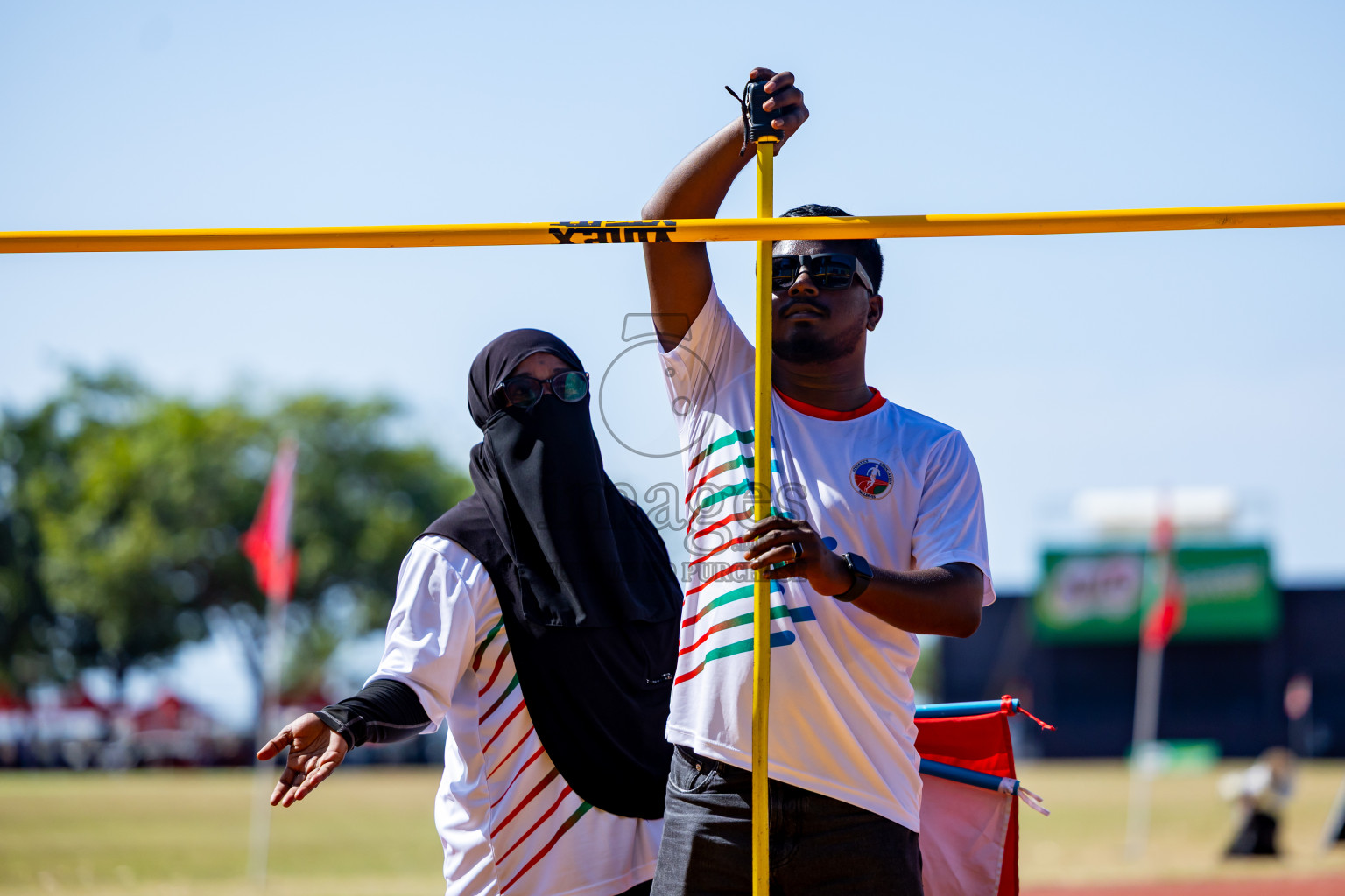 Day 1 of Inter-school Athletics Championship 2025 held in Ekuveni Synthetic Track, Male', Maldives on Monday, 06th October 2025. Photos by: Nausham Waheed / Images.mv