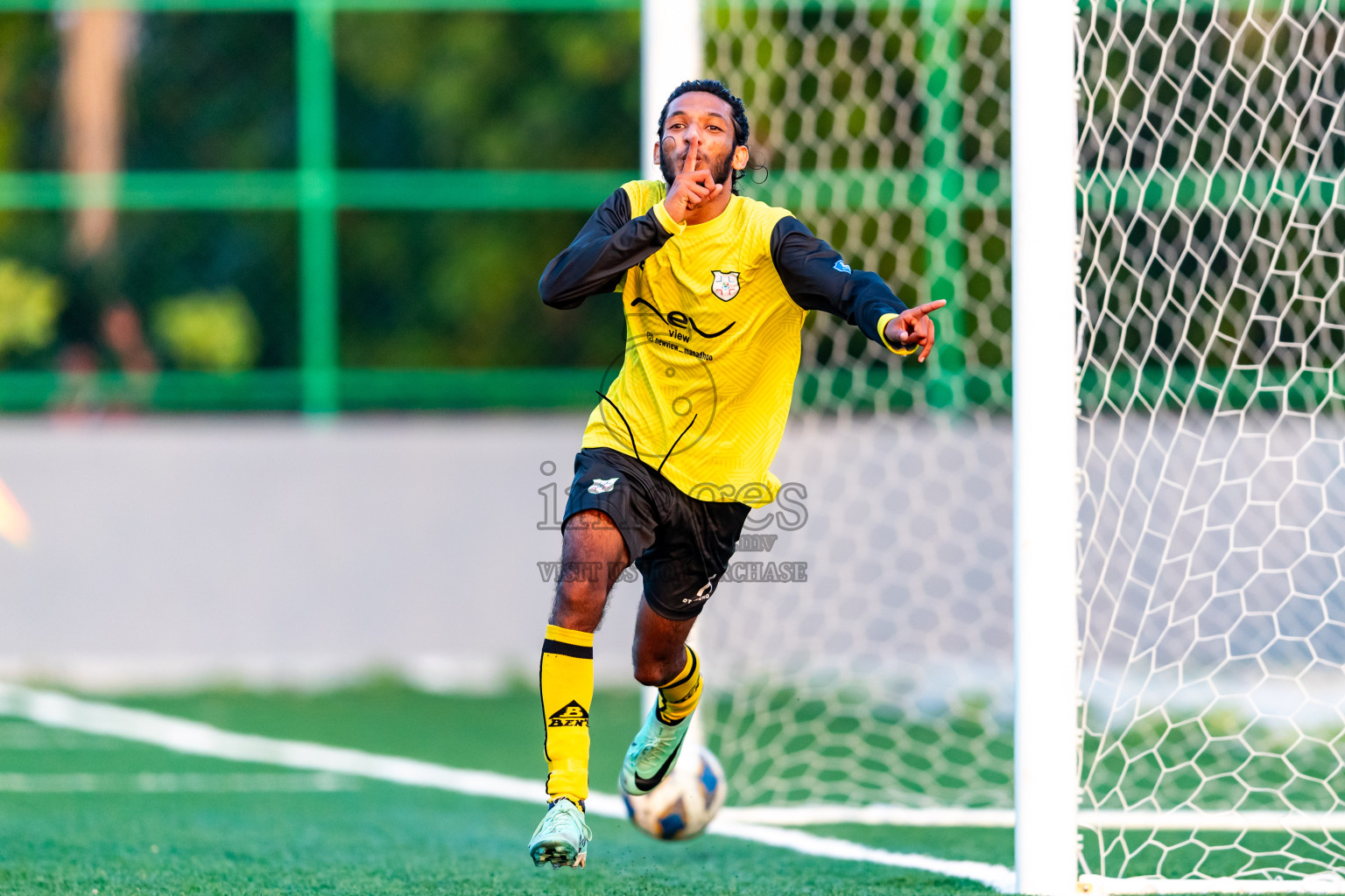 Baburu SC vs Kanmathi Juniors from Manadhoo Council Cup 2024 in N Manadhoo Maldives on Friday, 23rd February 2023. Photos: Nausham Waheed / images.mv