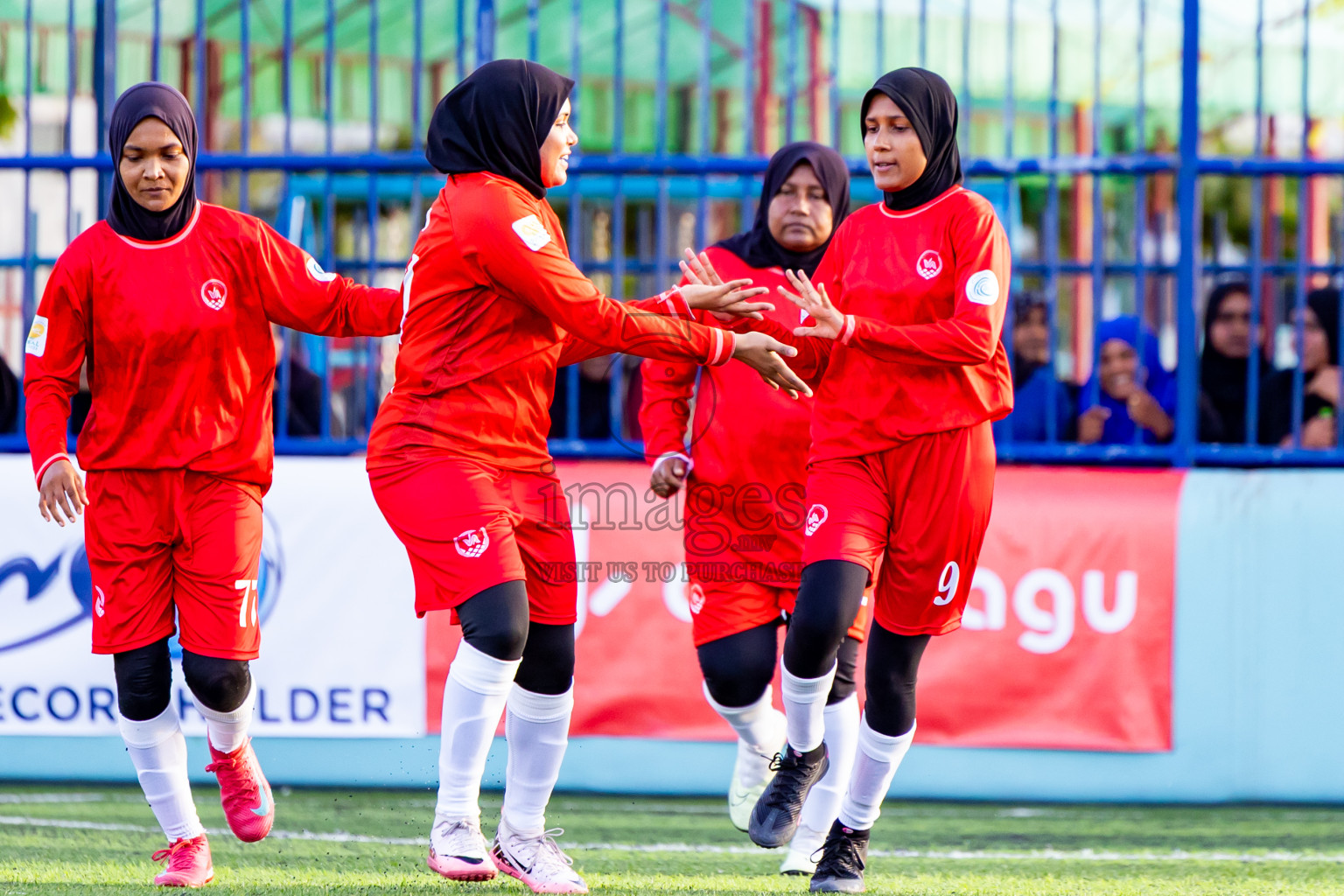 Eydhafushi vs Hithaadhoo in Day 5 of Better in Baa Futsal Fiesta 2025 Woman's division held in B. Eydhafushi, Maldives on Sunday, 9th November 2025. Photos: Nausham Waheed / images.mv
