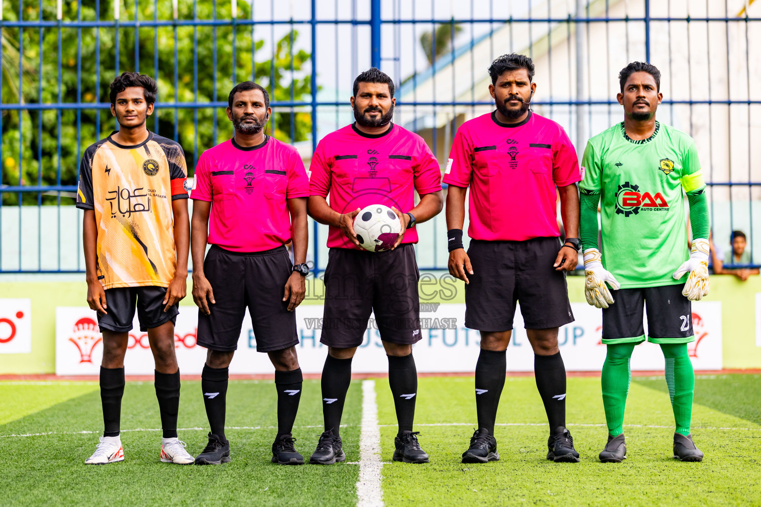 Vela Sports Club  vs All Wolves in Day 6 of Eydhafushi Futsal Cup 2024 was held on Saturday, 13th April 2024, in B Eydhafushi, Maldives Photos: Nausham Waheed / images.mv