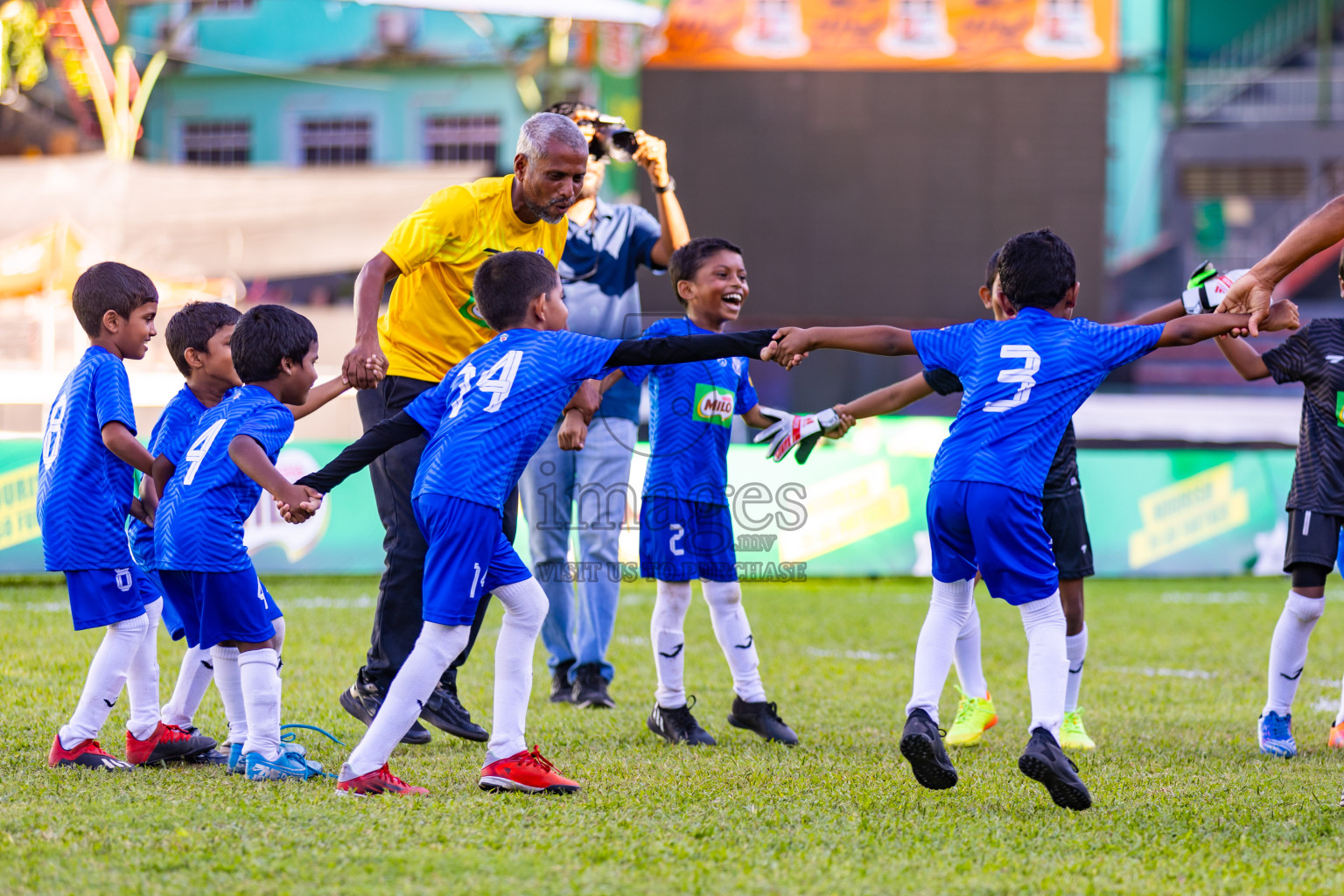 Day 2 of MILO Kids Football Fiesta was held at National Stadium in Male', Maldives on Saturday, 24th February 2024.