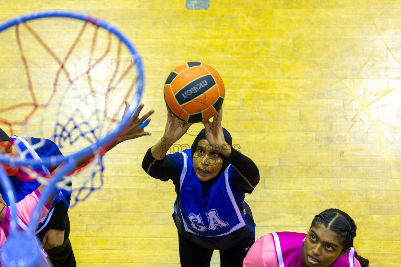 Day 4 of 21st National Netball Tournament was held in Social Canter at Male', Maldives on Saturday, 11th May 2024. Photos: Mohamed Mahfooz Moosa / images.mv