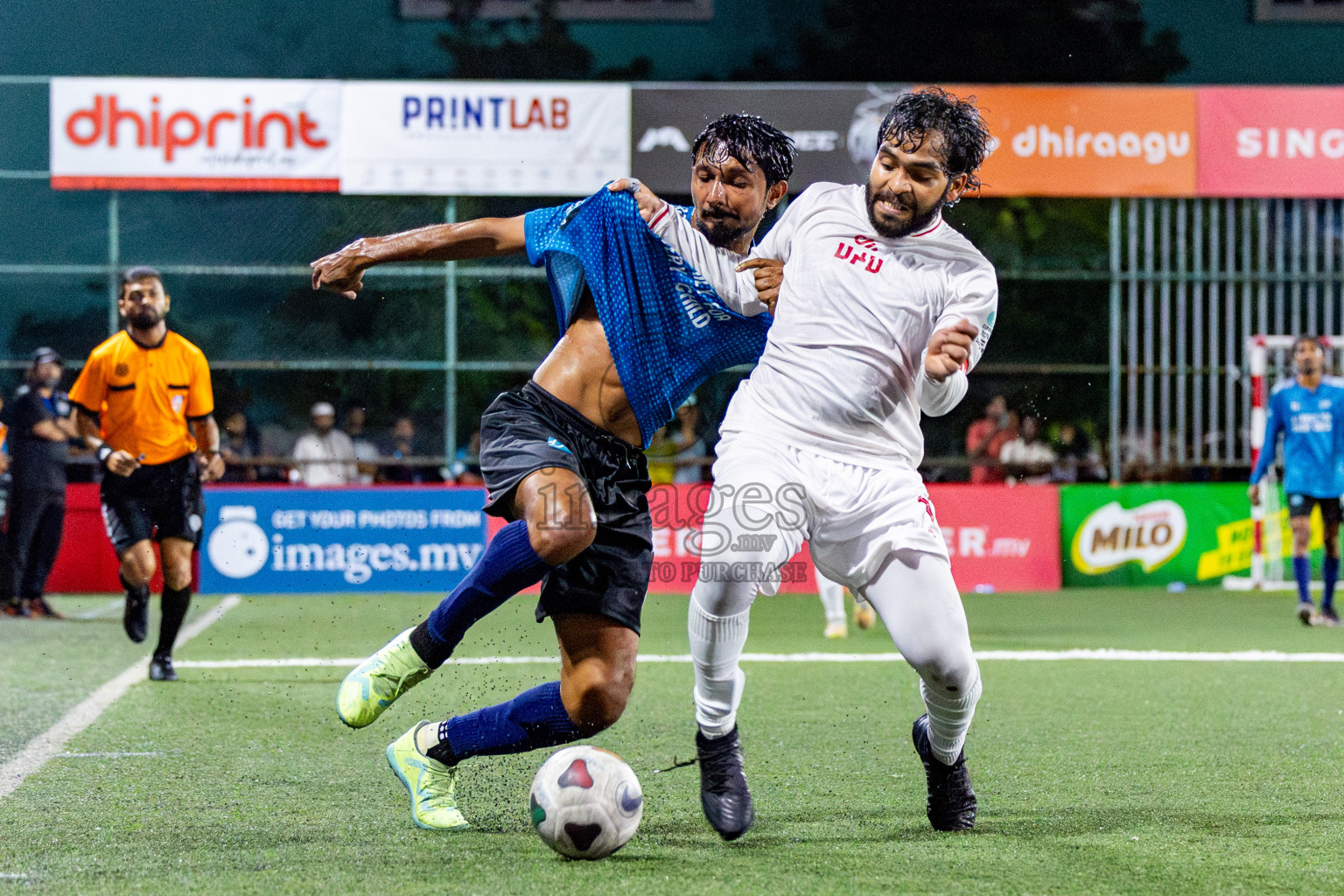 TEAM BADHAHI vs CRIMINAL COURT in Club Maldives Classic 2024 held in Rehendi Futsal Ground, Hulhumale', Maldives on Saturday, 14th September 2024. Photos: Nausham Waheed / images.mv