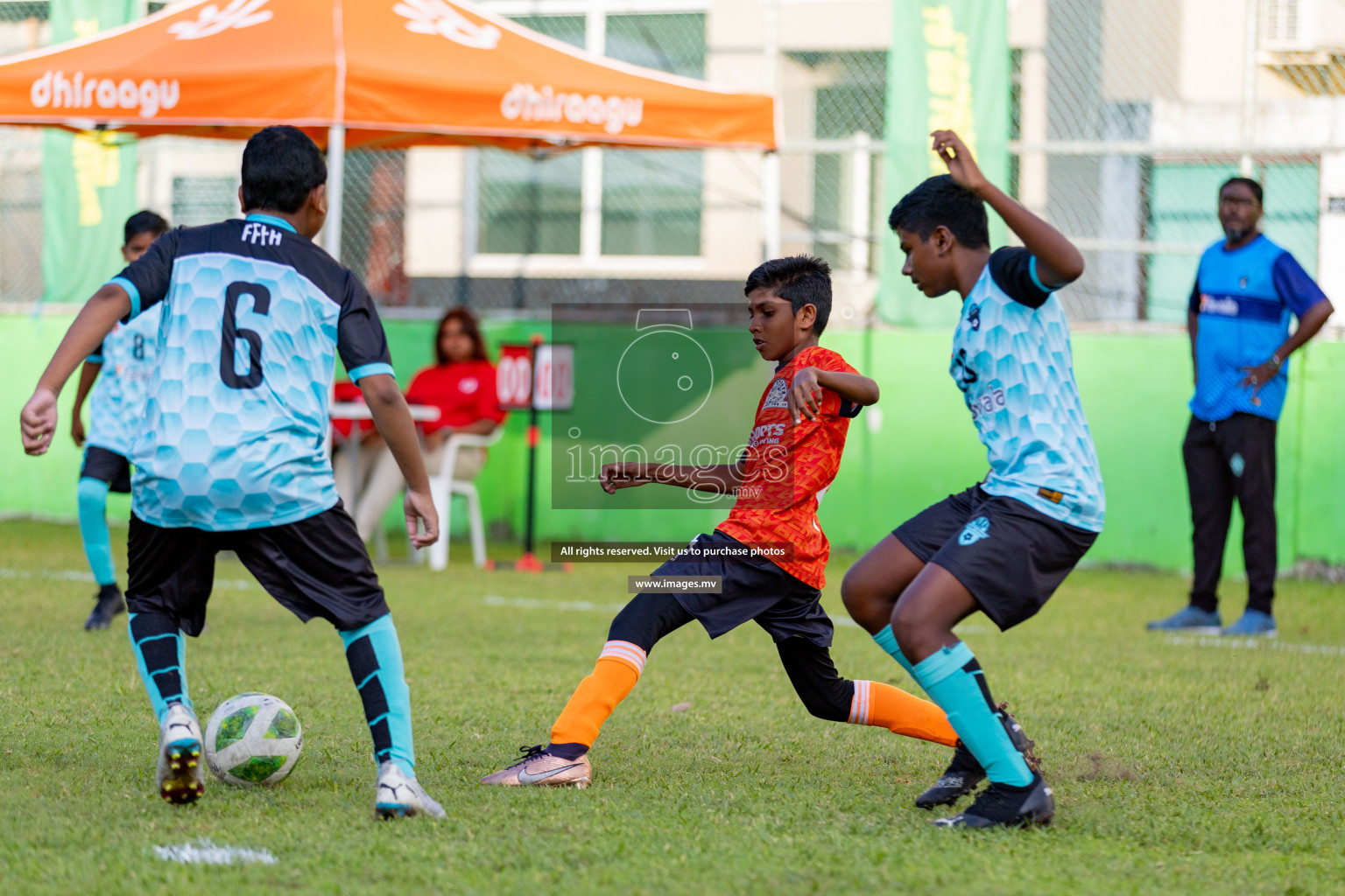 Day 1 of MILO Academy Championship 2023 (U12) was held in Henveiru Football Grounds, Male', Maldives, on Friday, 18th August 2023.