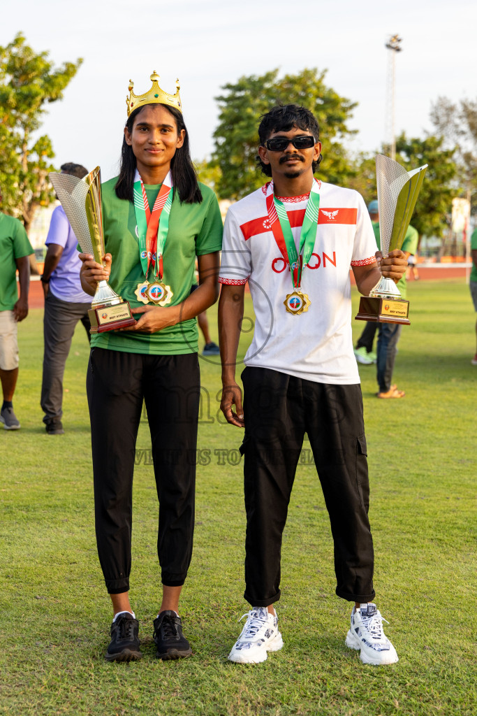 Day 3 of 33rd National Athletics Championship was held in Ekuveni Track at Male', Maldives on Saturday, 7th September 2024. Photos: Hassan Simah / images.mv