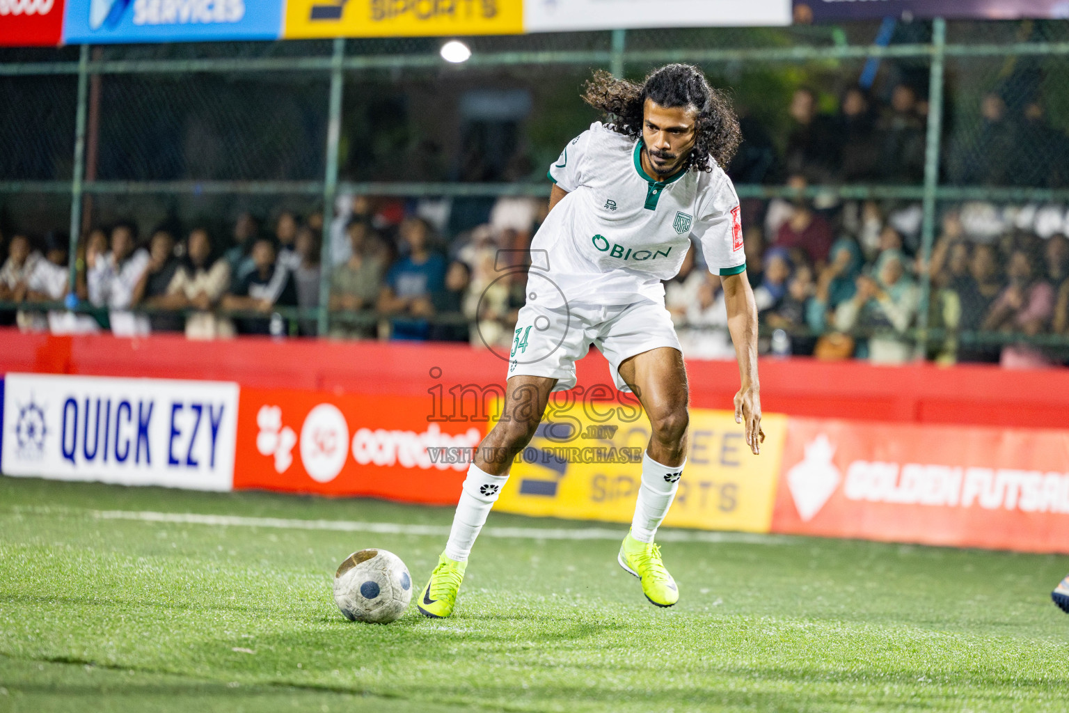 GA. Villingili VS Dhadimagu in zone round on Day 32 of Golden Futsal Challenge 2025 was held on Wednesday , 5th February 2025, in Hulhumale', Maldives. 
Photos: Hassan Simah / images.mv