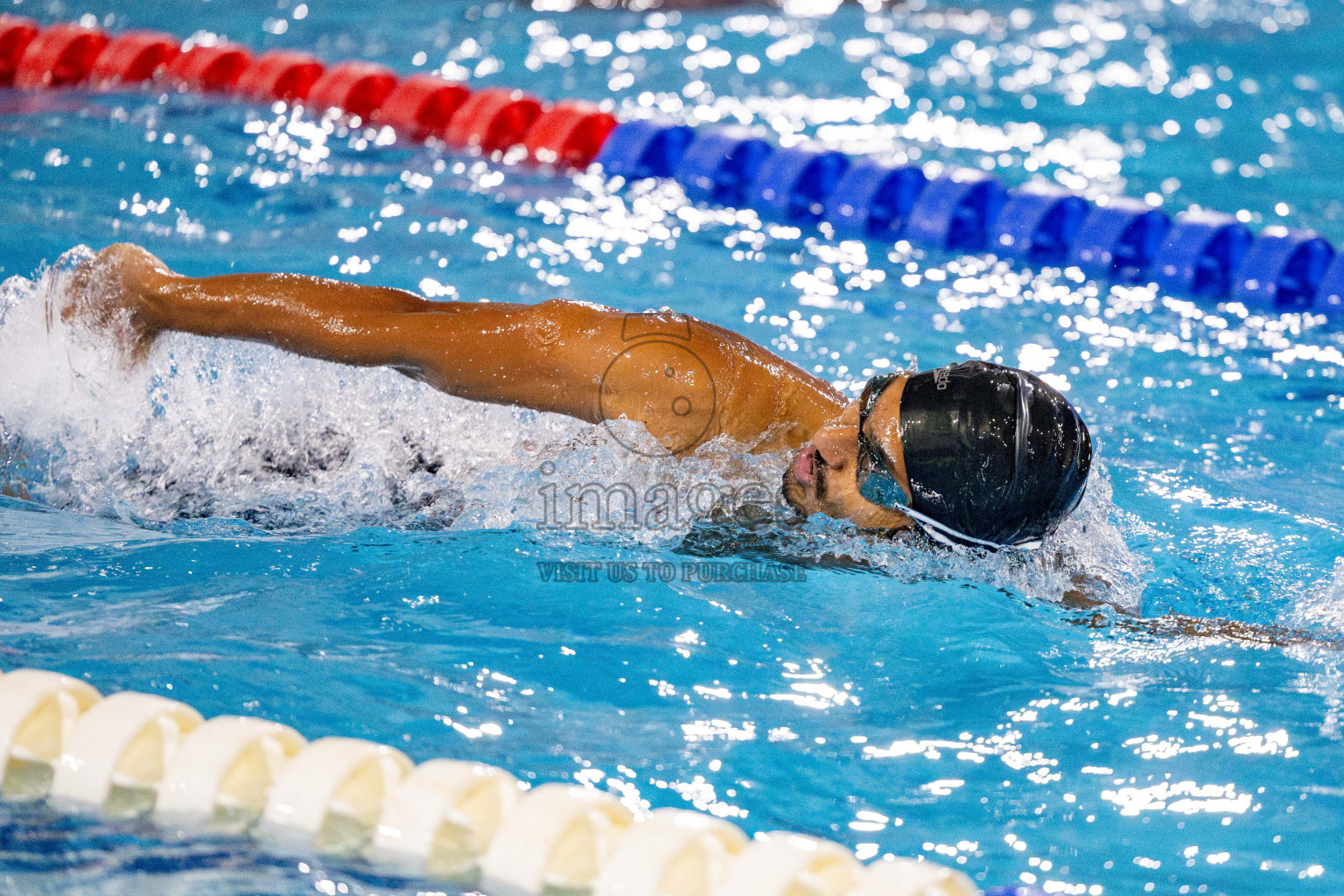 Day 4 of National Swimming Championship 2024 held in Hulhumale', Maldives on Monday, 16th December 2024. Photos: Hassan Simah / images.mv