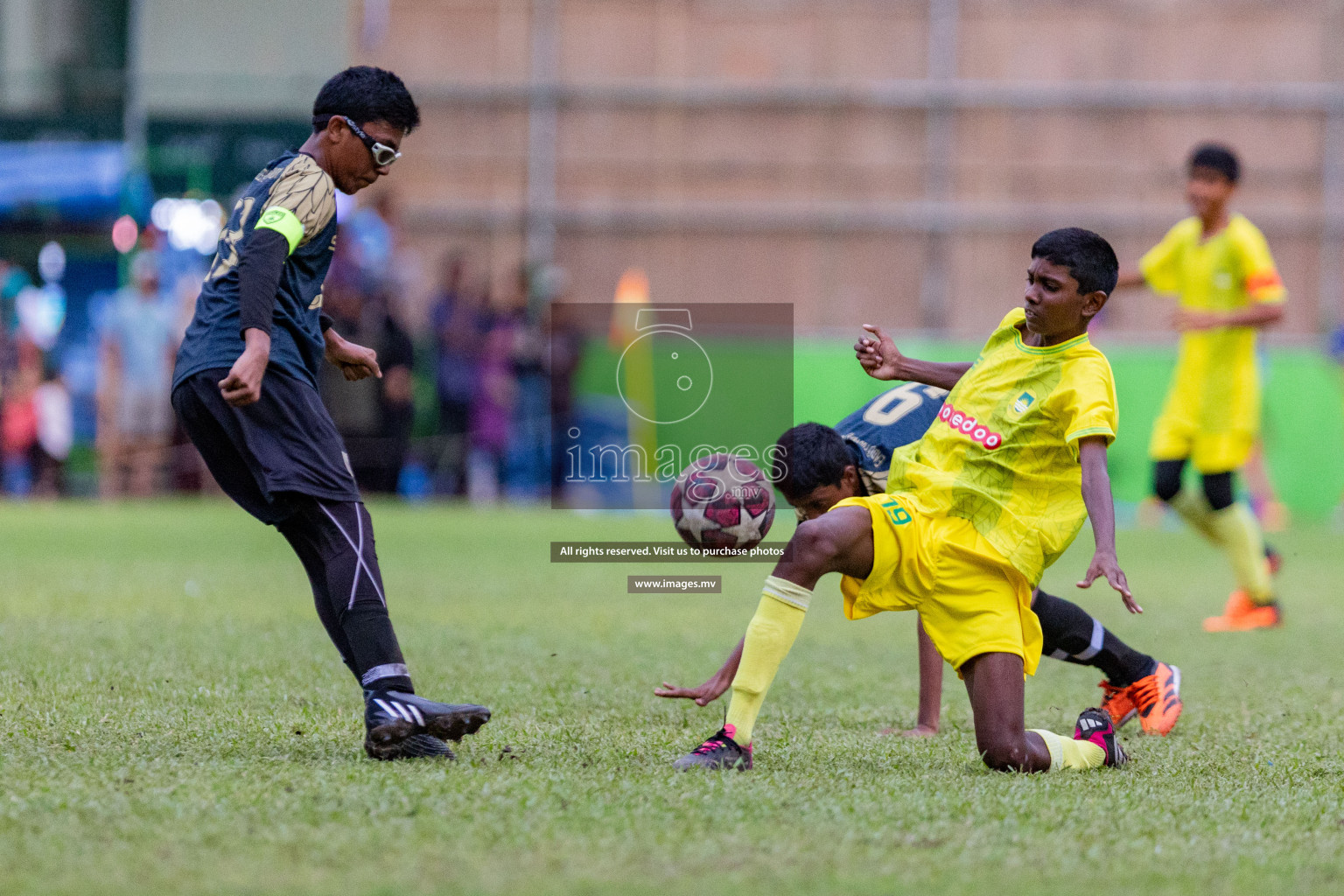 Day 1 of MILO Academy Championship 2023 (u14) was held in Henveyru Stadium Male', Maldives on 3rd November 2023. Photos: Nausham Waheed / images.mv