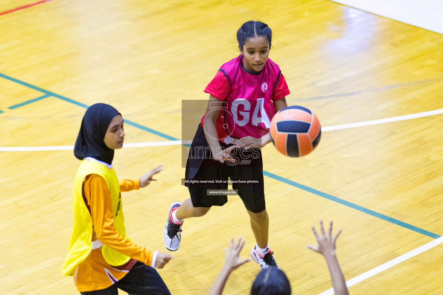 Day2 of 24th Interschool Netball Tournament 2023 was held in Social Center, Male', Maldives on 28th October 2023. Photos: Nausham Waheed / images.mv