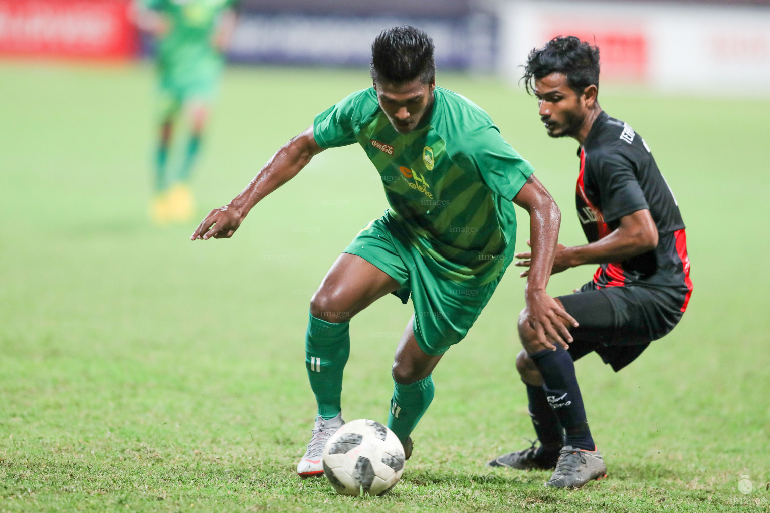 Maziya vs Nilandhoo  in Male, Maldives, Monday October 29, 2018. (Images.mv Photo/Suadh Abdul Sattar)
