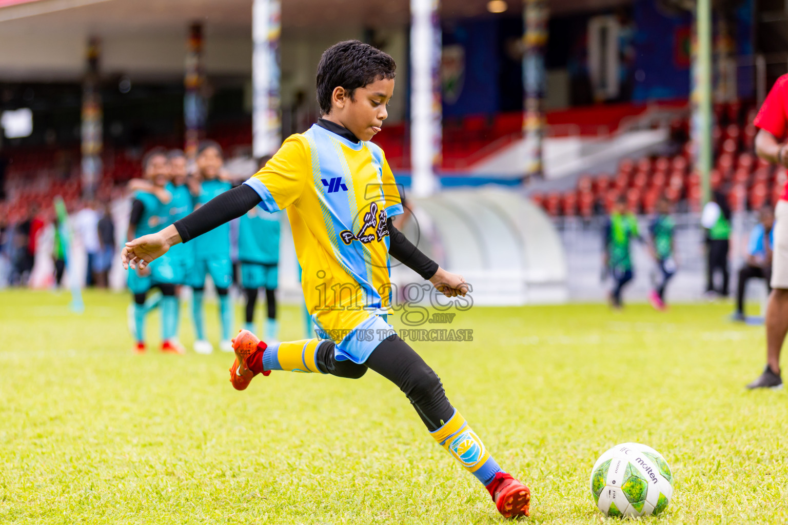 Day 2 of Under 10 MILO Academy Championship 2024 was held at National Stadium in Male', Maldives on Saturday, 27th April 2024. Photos: Nausham Waheed / images.mv