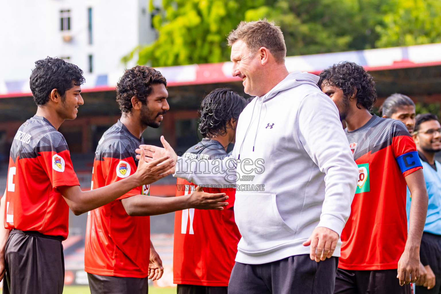 TC Sports Club vs Ode Sports Club in day 1 of Under 19 Youth Championship 2024 was held at National Stadium in Male', Maldives on Sunday, 9th June 2024. Photos: Nausham Waheed / images.mv