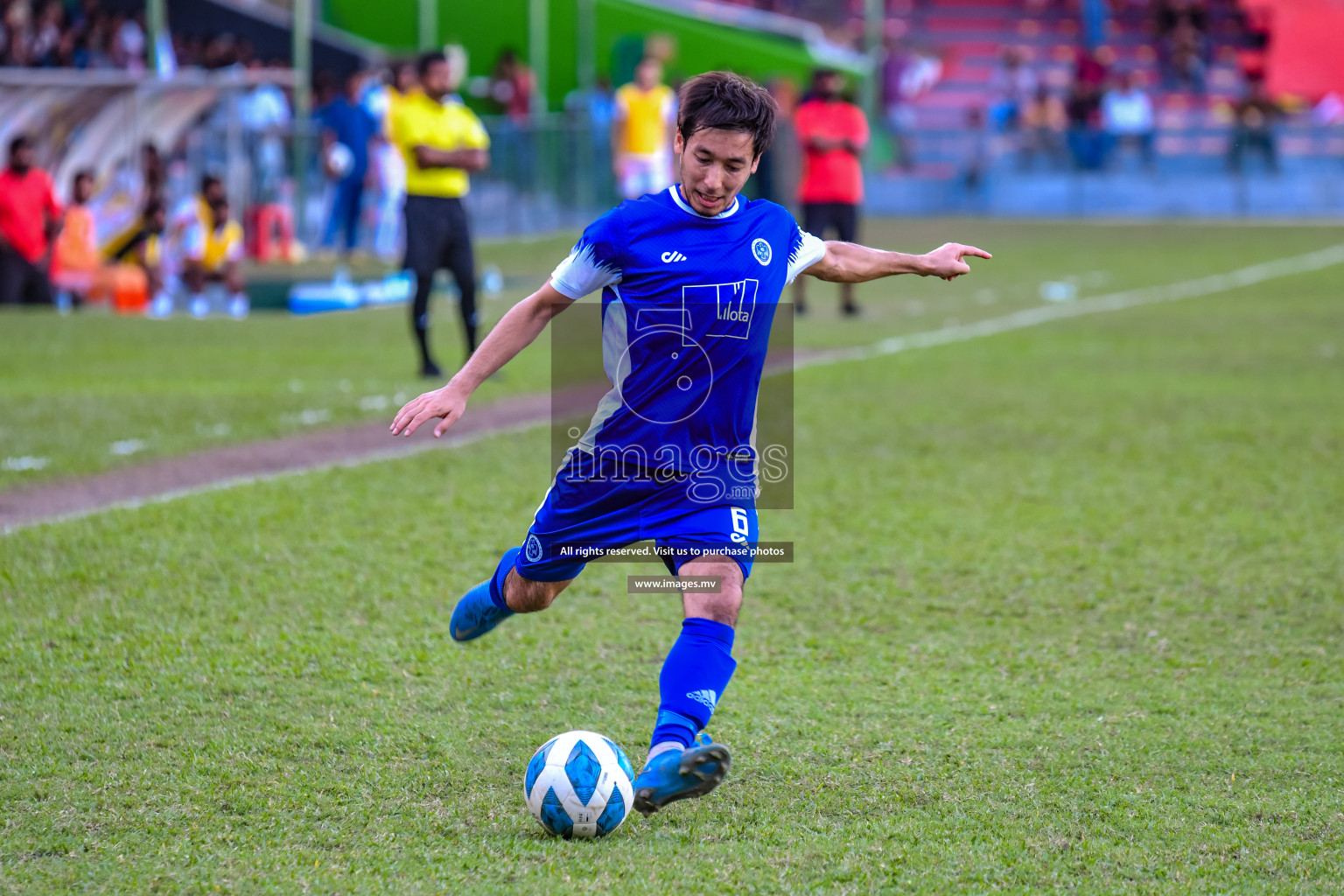 Buru Sports Club vs New Radiant Sports Club in the 2nd Division 2022 on 14th Aug 2022, held in National Football Stadium, Male', Maldives Photos: Nausham Waheed / Images.mv