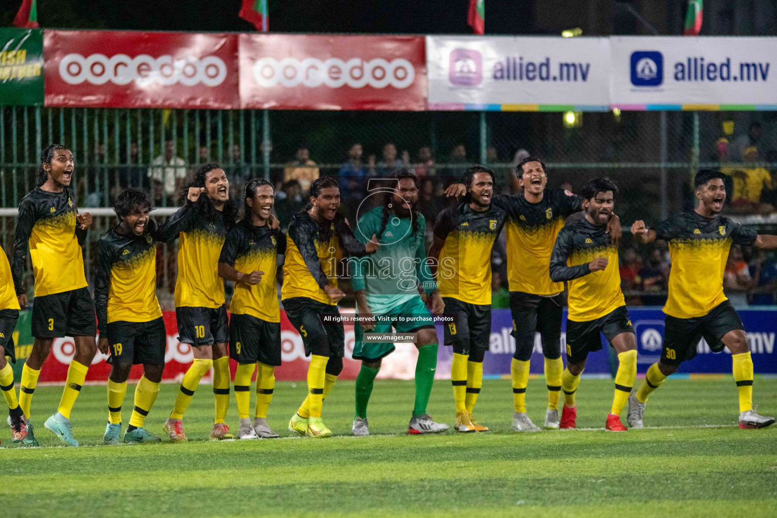 Team FSM Vs Prisons Club in the Semi Finals of Club Maldives 2021 held in Hulhumale, Maldives on 15 December 2021. Photos: Ismail Thoriq / images.mv