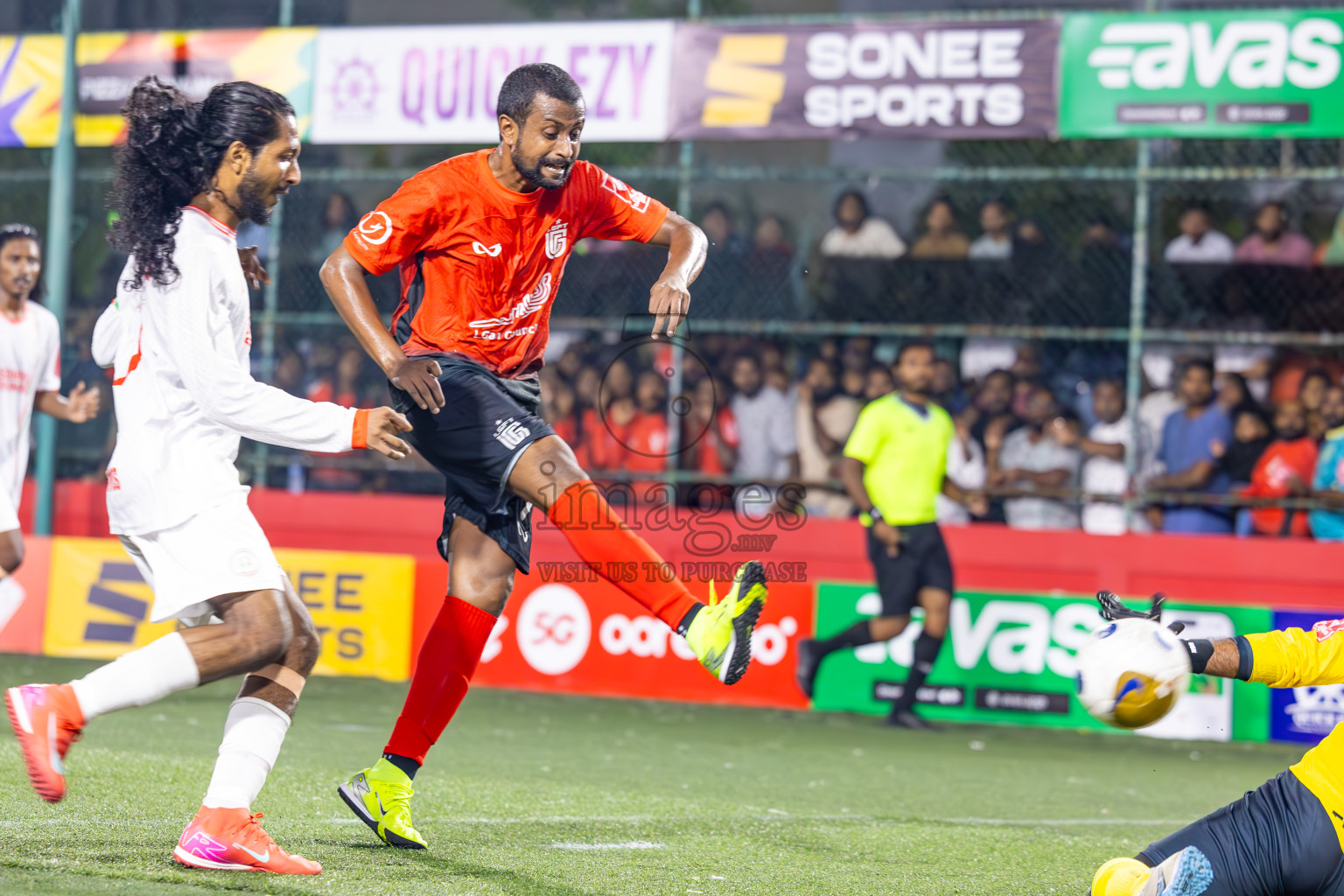 L Gan vs L Isdhoo in Laamu Atoll Finals Day 26 of Golden Futsal Challenge 2025 was held on Thursday , 30th January 2025, in Hulhumale', Maldives. Photos: Ismail Thoriq / images.mv