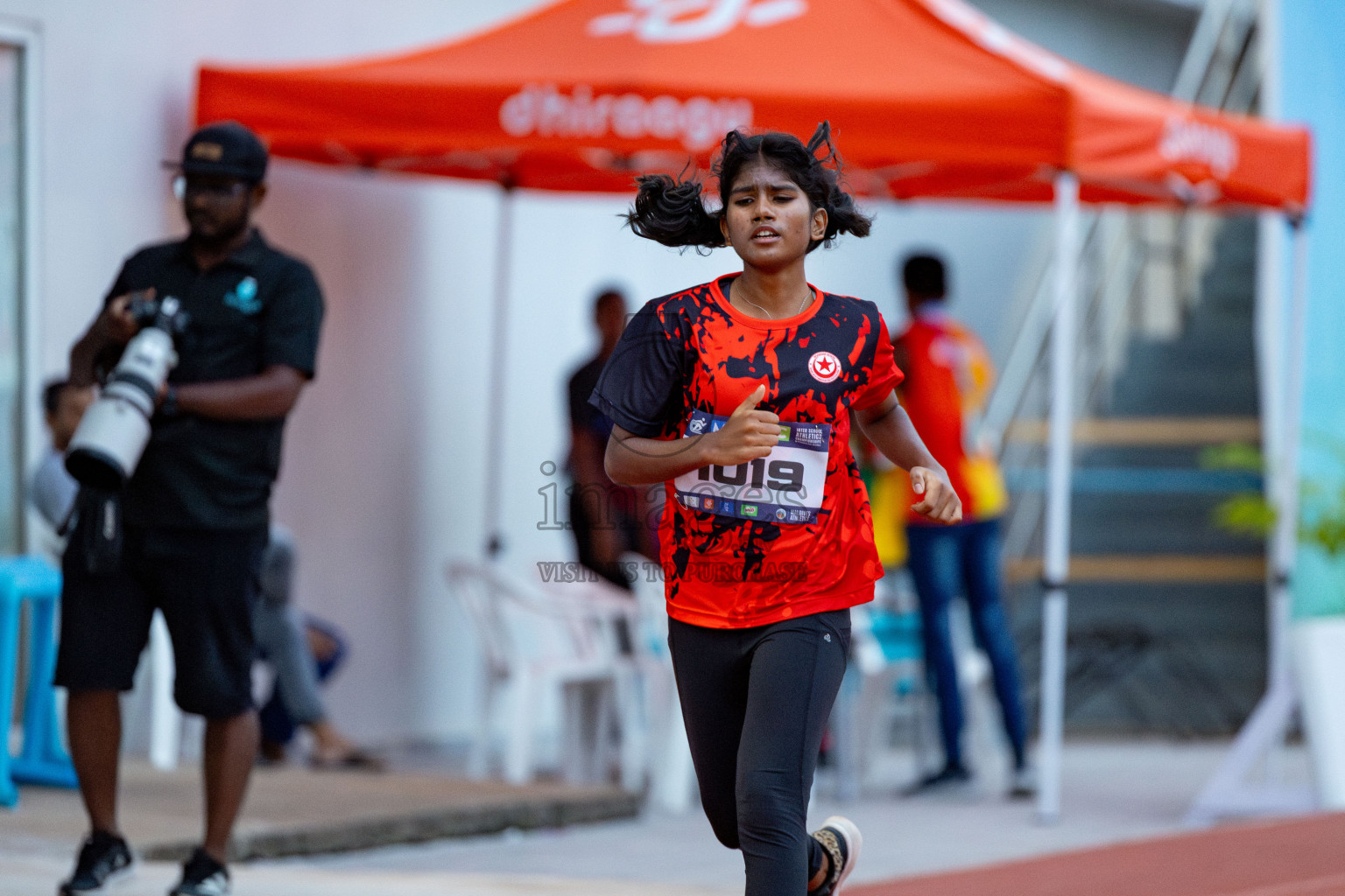 Day 2 of MWSC Interschool Athletics Championships 2024 held in Hulhumale Running Track, Hulhumale, Maldives on Sunday, 10th November 2024. 
Photos by: Hassan Simah / Images.mv