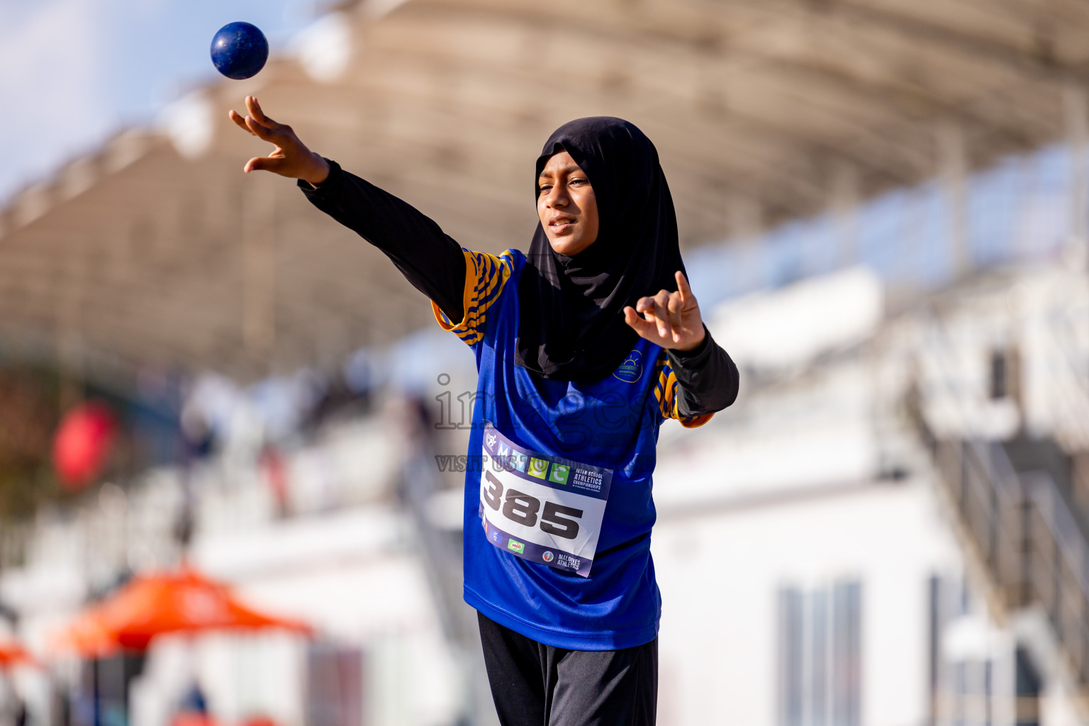 Day 4 of MWSC Interschool Athletics Championships 2024 held in Hulhumale Running Track, Hulhumale, Maldives on Tuesday, 12th November 2024. Photos by: Nausham Waheed / Images.mv