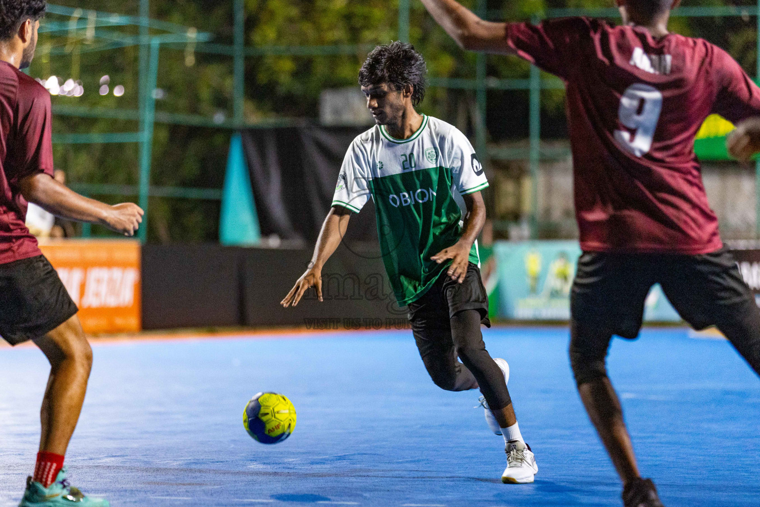 Day 17 of 10th National Handball Tournament 2023, held in Handball ground, Male', Maldives on Friday, 15th December 2023 Photos: Nausham Waheed/ Images.mv