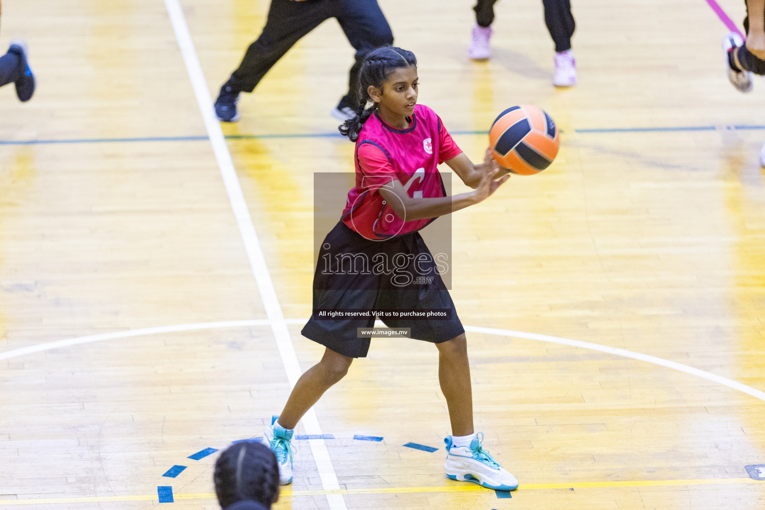 Day2 of 24th Interschool Netball Tournament 2023 was held in Social Center, Male', Maldives on 28th October 2023. Photos: Nausham Waheed / images.mv